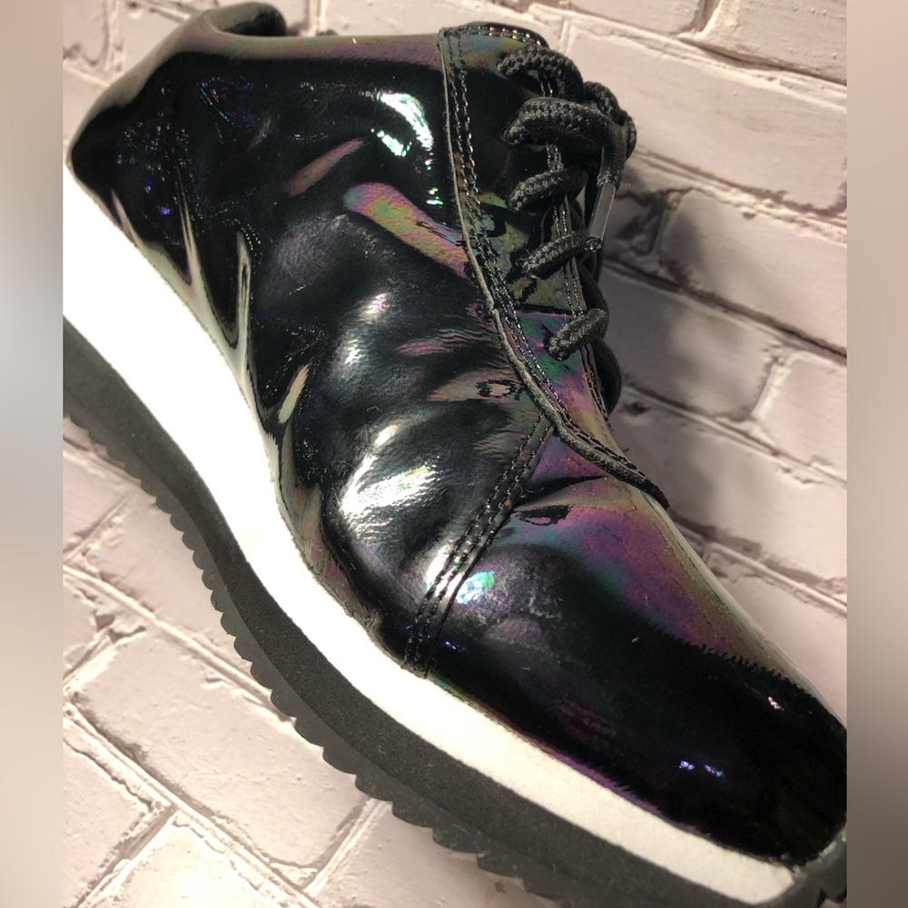 Jeffrey Campbell Oil Slick Platform Sneakers - Picture 8 of 11